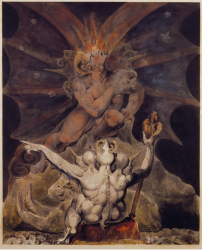 Cuadro 20x30cm William Blake Pintor Arte Britanico Obras M10