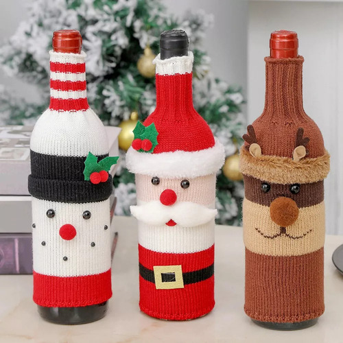 /nuevo Suéter Navideño, Funda Para Botella De Vino, Botella