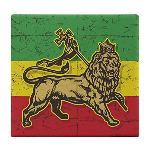 Lion Of Judah Flag Seat Cushion With Memory Foam Breathable