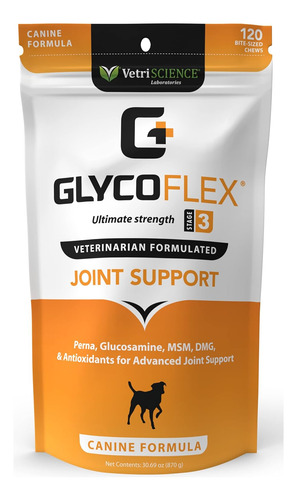 Vetriscience Glycoflex 3 Apoyo Cadera Todas Las Razas 870 Gr