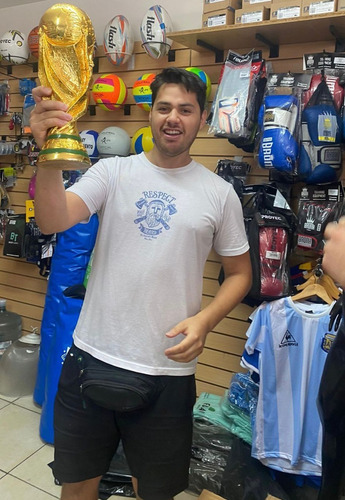 Imagen 5 de 7 de Copa Del Mundo Fifa Con Medidas Y Peso Oficiales