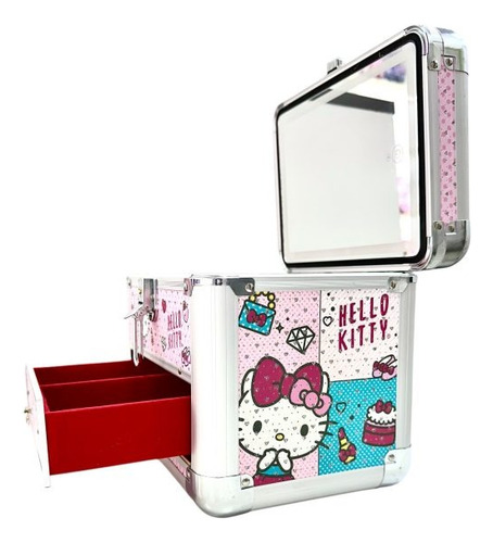 Joyero Hello Kitty Con Espejo Led Sanrrio