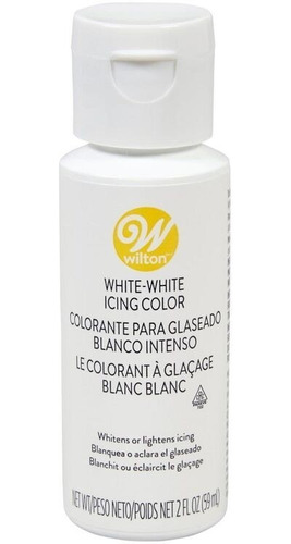 Color Comestible Blanco Intenso