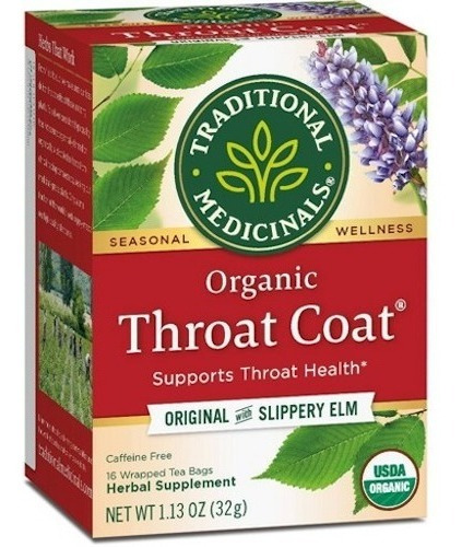 Traditional Medicinals Organic Throat Coat 16 Tea