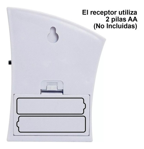 Timbre Inalámbrico Candela 80-100mts 38 Melodias 7278 Color Blanco