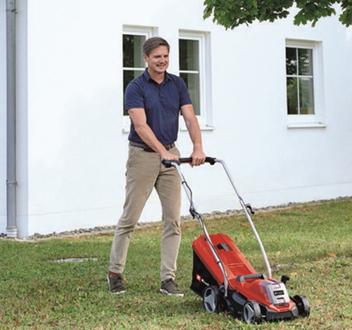 Imagen 4 de 9 de Cortacésped Inalámbrica Einhell Ge-cm 18/33 Li +bat 4ah+carg