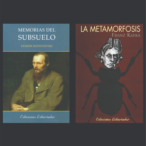 Libros Clasicos Lote X 2 Kafka Dostoievski La Metamorfosis