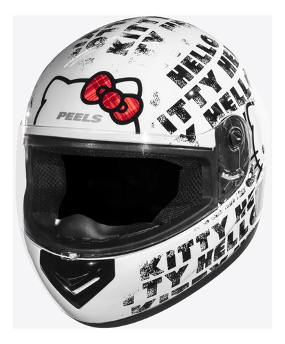 Capacete Moto Fechado Peels Hello Kitty Spike Hk Punk