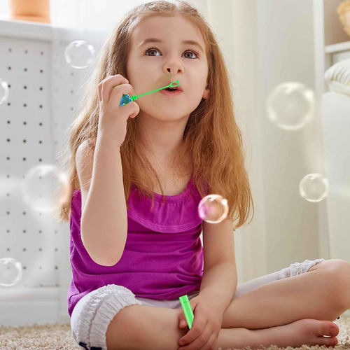 Varita De Burbujas 24 Piezas Para Niños, 8 Estilos, Temática Color