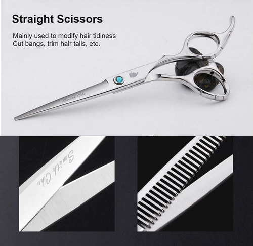 Imagen 5 de 7 de 1 Set Profesional Peluquería Tijeras Smith Chu (hm100) Corte