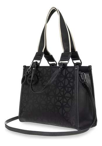 Bolsa Satchel Cloe Sirlania Chico Color Negro