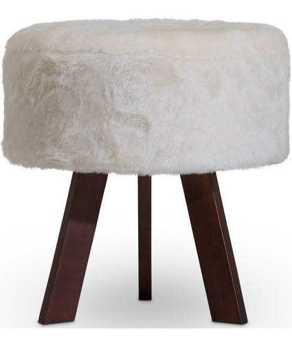 Banqueta Puff Tapizado En Piel Sintetica 047 X 049 - 7000
