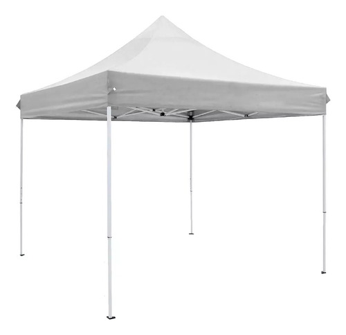 Carpa Toldo Plegable 2x2 Para Jardin Reforzado Impermeable Blanco