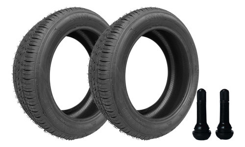 Kit 2 Pneu 225/45/17 Remold Com Borracha Vipal +2 Bico