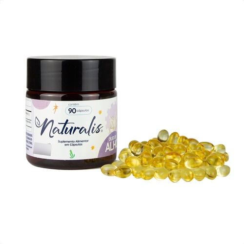Óleo De Alho Cru Naturalis 90 Cápsulas Kit Com 3 Potes