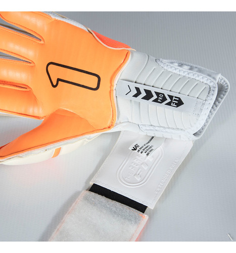 Imagen 4 de 6 de Guantes De Portero Uno Premier Gk Pro Naranja Flt/ Plata
