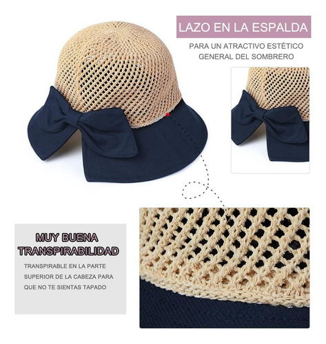 Sombrero De Sol Transpirable De Verano Para Mujer