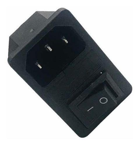 1 Conector Iec Jack Poder Interruptor Y Portafusible Chasis