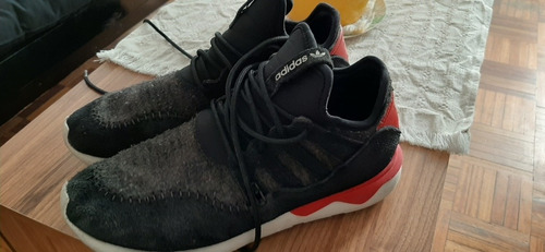 adidas Tubular Moc Runner Color Negro,tomate Y Blanco