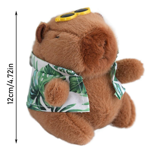Capybara Keyring Capybara Key Chain Lindo Colgante De Animal