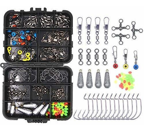 160 Pc Que Pescan Los Accesorios De Pesca Juego Kit Con...