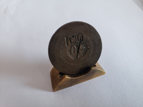 Antiga Moeda Do Império Brasileiro 40 Reis Remarcada Ico. (Usado)