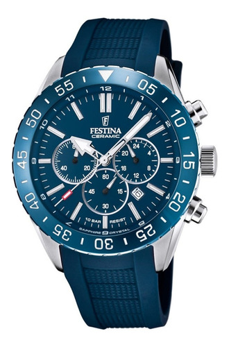 Reloj Festina F20515/1 Azul Hombre Color de la correa Plateado