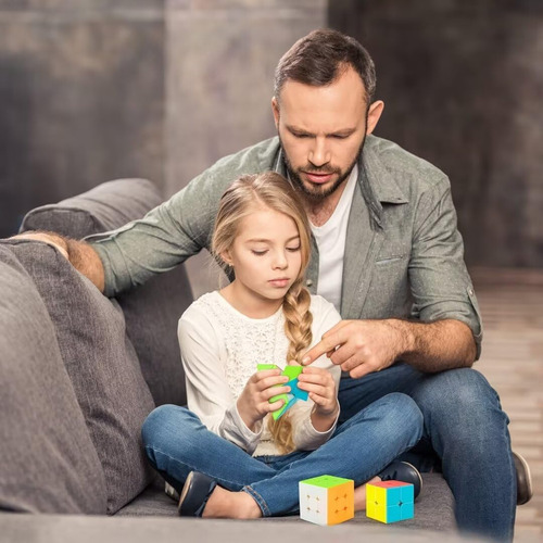 Juego De Cubos De Velocidad, Cubo Mágico Sin Pegatinas Jurnw