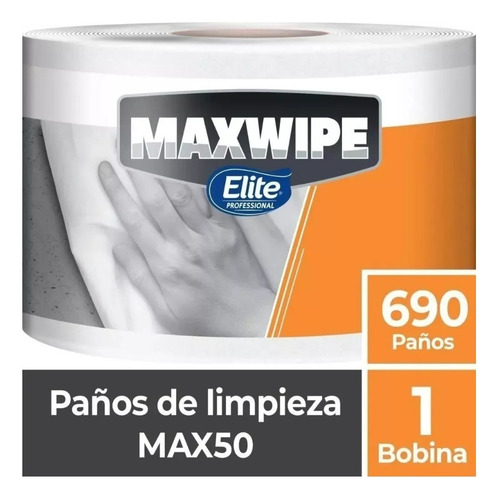 Paño De Limpieza Maxwipe Elite, Max50, 690 Paños