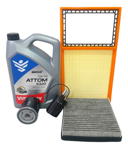 Kit Filtros Y Aceite Mg Zs 1.5 ( 5 Lts Aceite 5w-30 Sintétic