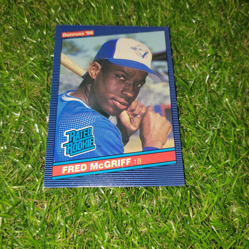Cv Fred Mcgriff Rookie Card 1986 Donruss Rated Rookie Rc 
