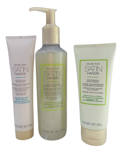 Set Manos Satn Hands White Tea & Citrus Mary Kay