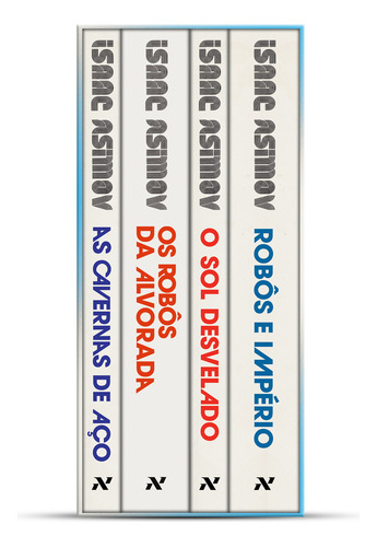 Box Série Dos Robôs (azul), De Isaac Asimov., Vol. Não. Editora Aleph, Capa Mole Em Português, 2022