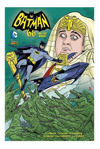 Batman '66 Rei Tut Ataca Dc Comics Panini 2015