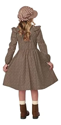 California Costumes Frontier Settler Girl, Disfraz Infantil