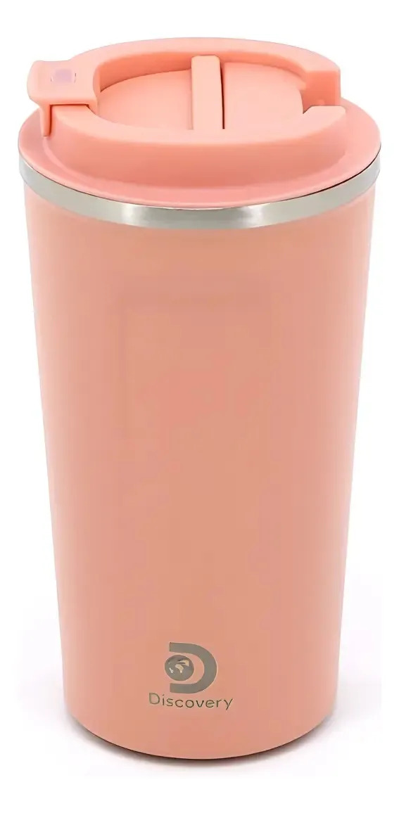 Vaso Termico Discovery Acero Inoxidabl Cafe Ar1 18493 Ellobo Color Rosa Lisa