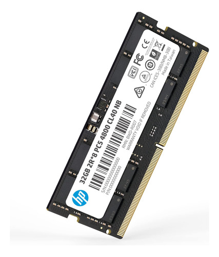 Hp X1 Memoria Ram Única Ddr5 32 Gb Sodimm 4800 Mhz Clpin Sin