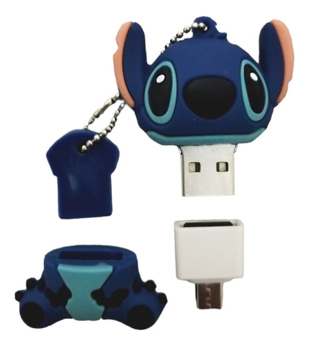 Kit. 1 Memoria Usb Stitch 1 Tb (un Tera) Más 1 Adaptador Otg