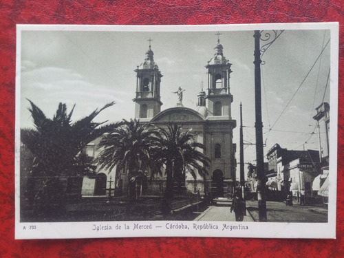 Cordoba Iglesia De La Merced Postal Peuser