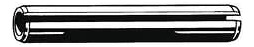 Grainger Approved U39101.012.0112 Spring Pin,sltd,1/8inx Aan