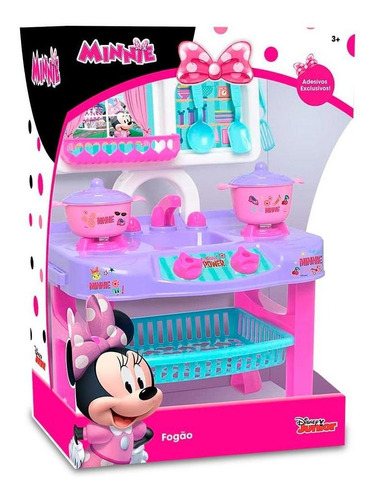 Cozinha Infantil Mielle C/ Fogãozinho Disney Minnie - B225