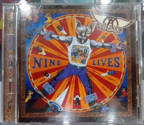 Aerosmith. Nine Lives. Cd Org Usado. Qqg. Ag. Pb.