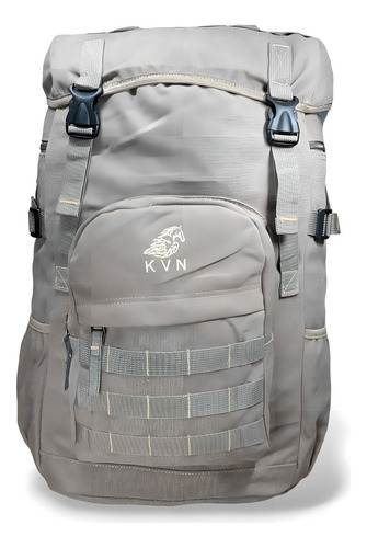 Mochila Tática Militar Wlxy 50l - Sistema Molle, Resistente, Espaçosa, Compartimento Notebook, Cinto Peitoral E Abdominal, Bolsos Com Zíper - Ideal Para Aventuras E Viagens Longas Bege