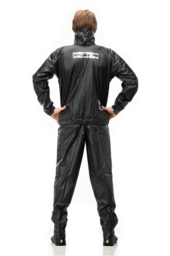 Capa De Chuva Masculina Pantaneiro Pvc Roupa Motoqueiro Moto