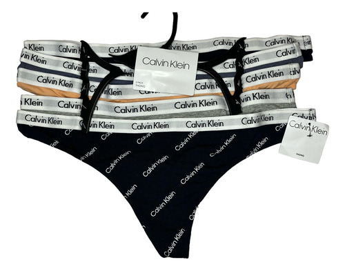 Calzones Calvin Klein Original Set 5 Pzs De Dama Talla L Cor