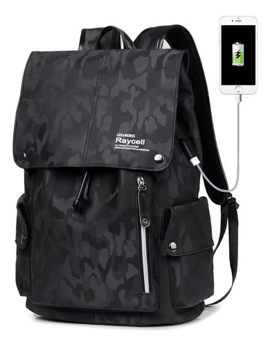  Mochila Hombres Casual Gran Capacidad Coreano Tendencia