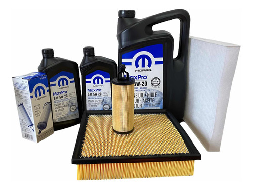 Kit Aceite Filtros Jeep Grand Cherokee 3.6 2014 Al 2021 5w20