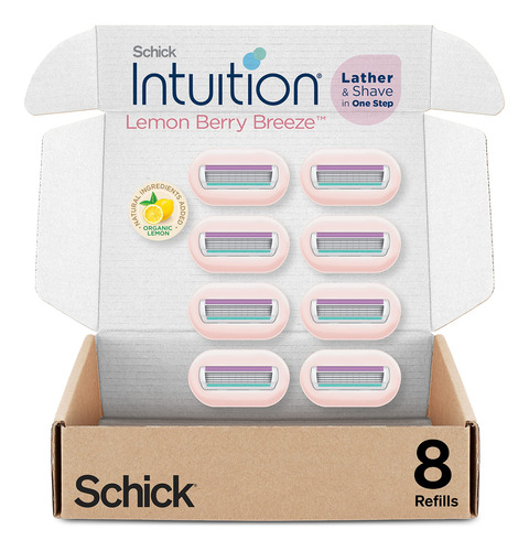 Recambios Para Maquinillas De Afeitar Schick Intuition Lemon