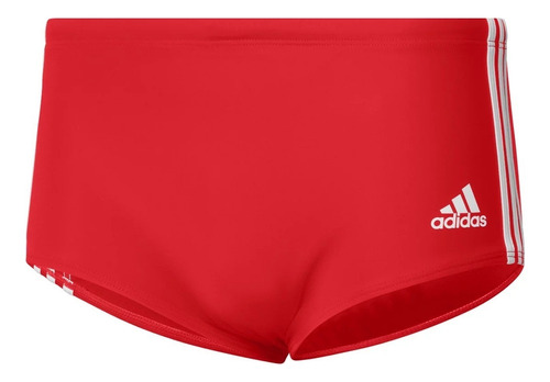 Sunga Lateral Larga Piscina Praia adidas 3 Listras Masculina