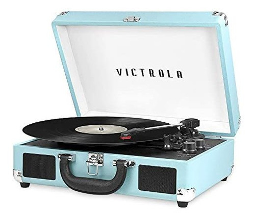 Tocadiscos Portatil Victrola Vintage Bluetooth